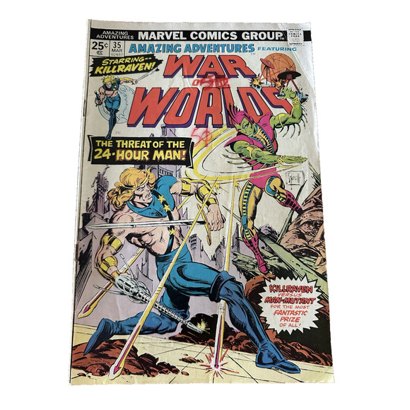 Marvel Comics, Amazing Adventures, War of the Worlds #35, 1975 Good Vintage - Picture 1 of 6